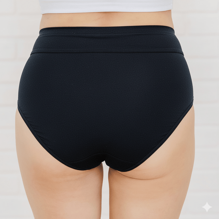 Classic Period Brief - Fri Period - Rear view, full gusset coverage