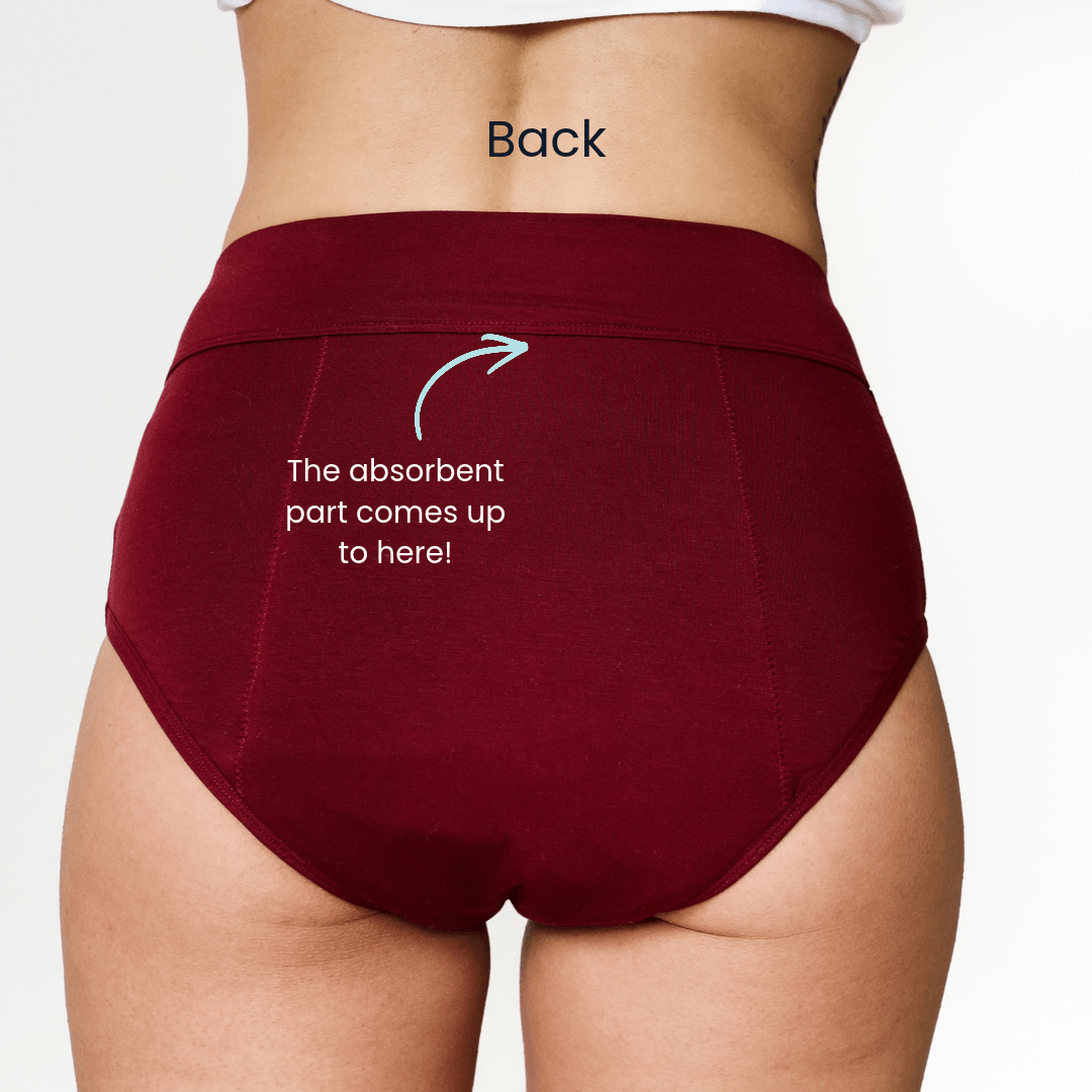 Classic Period Brief in Pomegranate - Fri Period