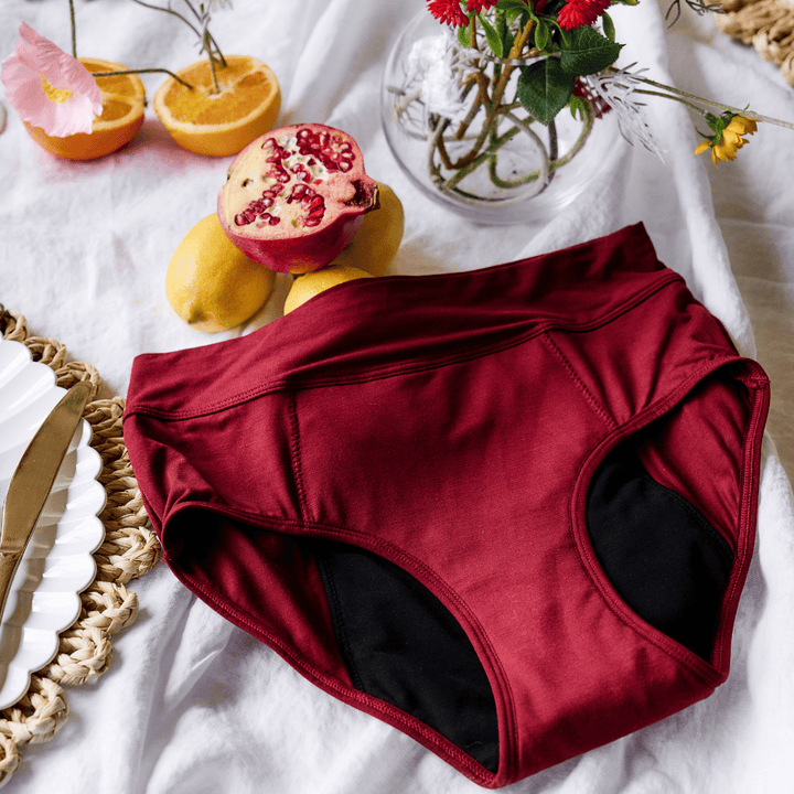 Classic Period Brief in Pomegranate - Fri Period